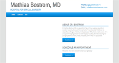 Desktop Screenshot of mathiasbostrom.com